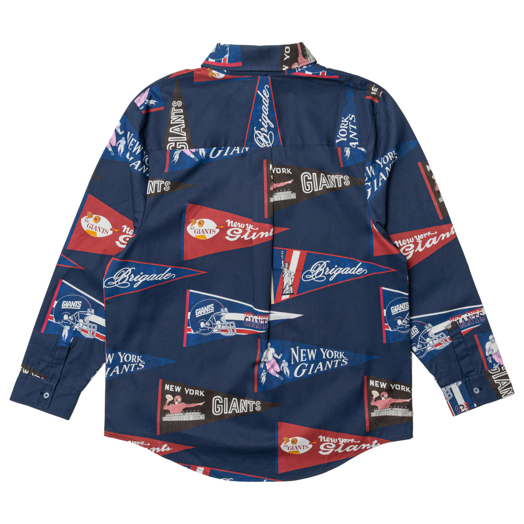 Brigade x Giants Vintage Pennant Button Up Shirt
