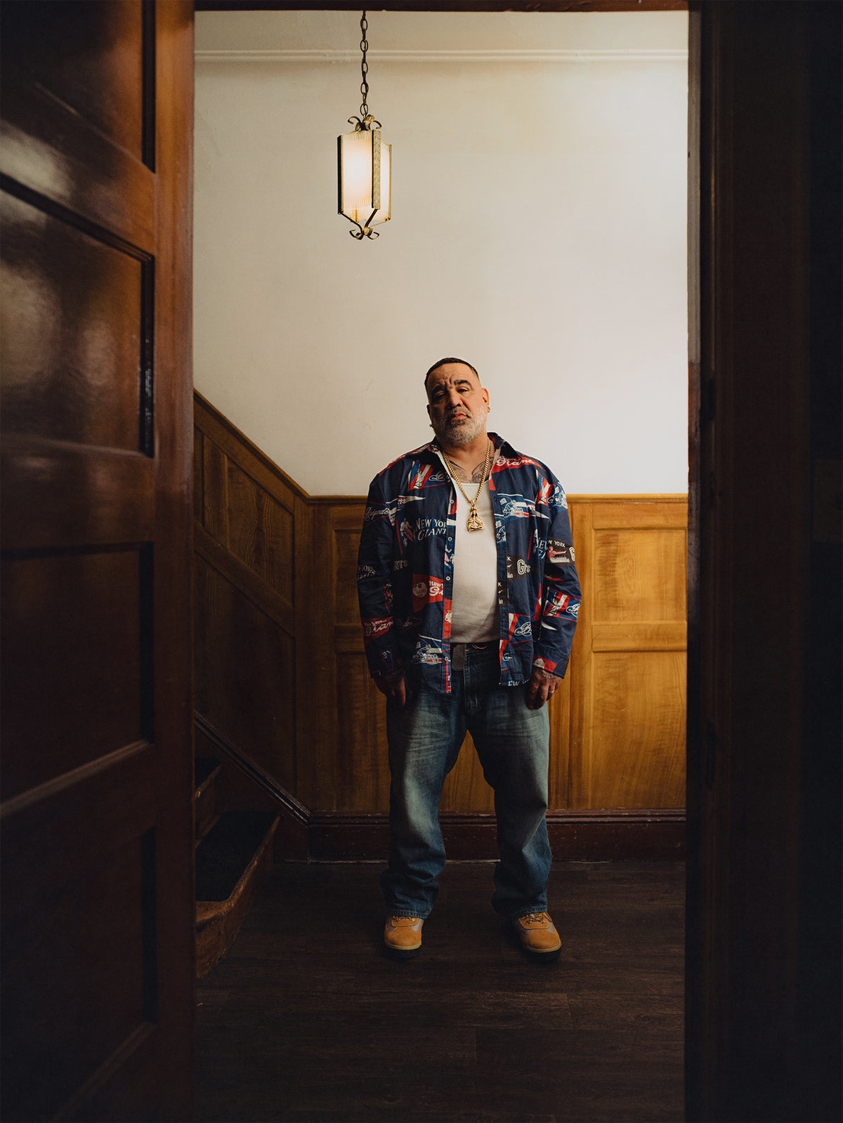 Brigade x Giants Vintage Pennant Button Up Shirt