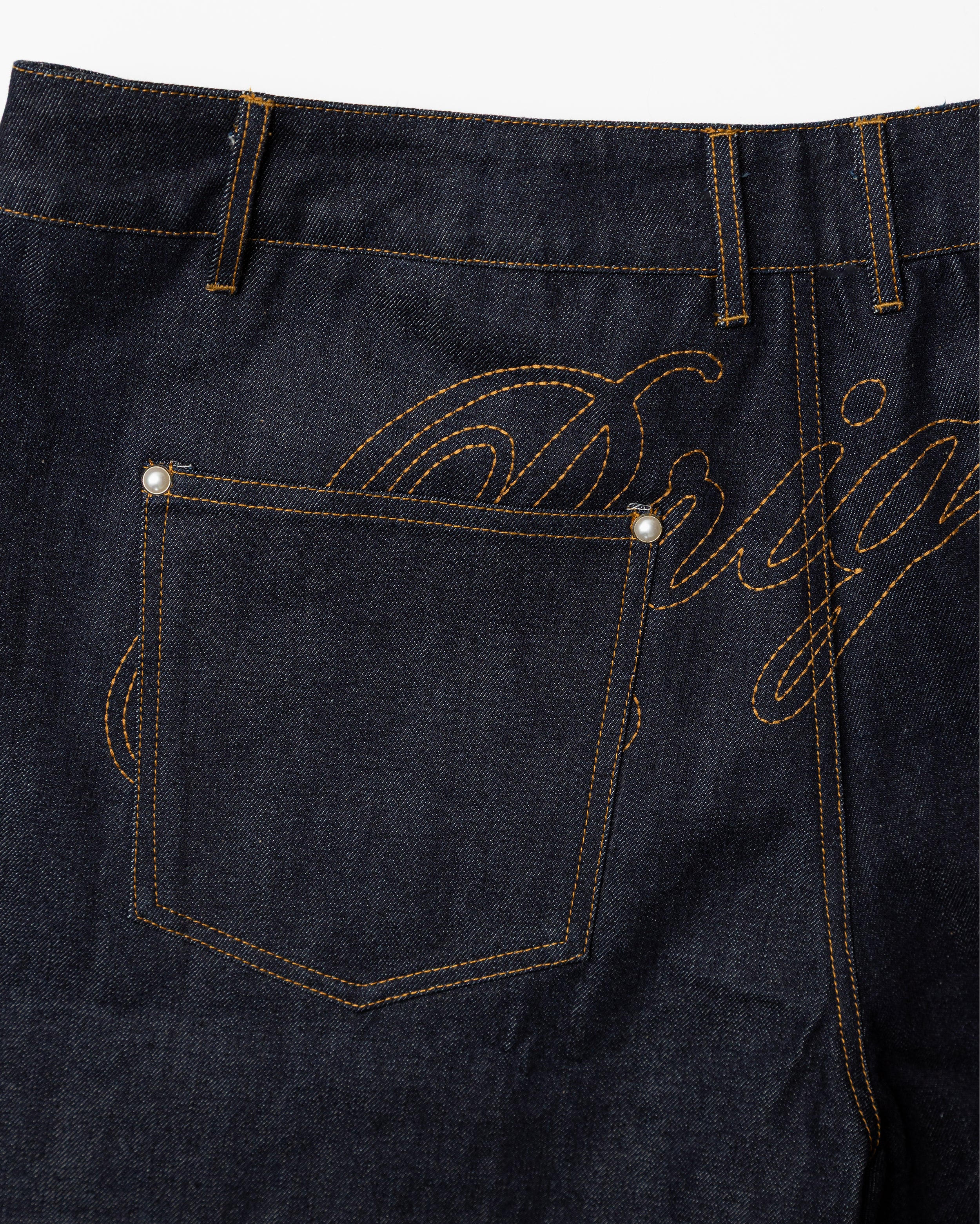 パンツ 25ss XL brigade usa studded denim shorts Studded Denim Shorts – Brigade USA