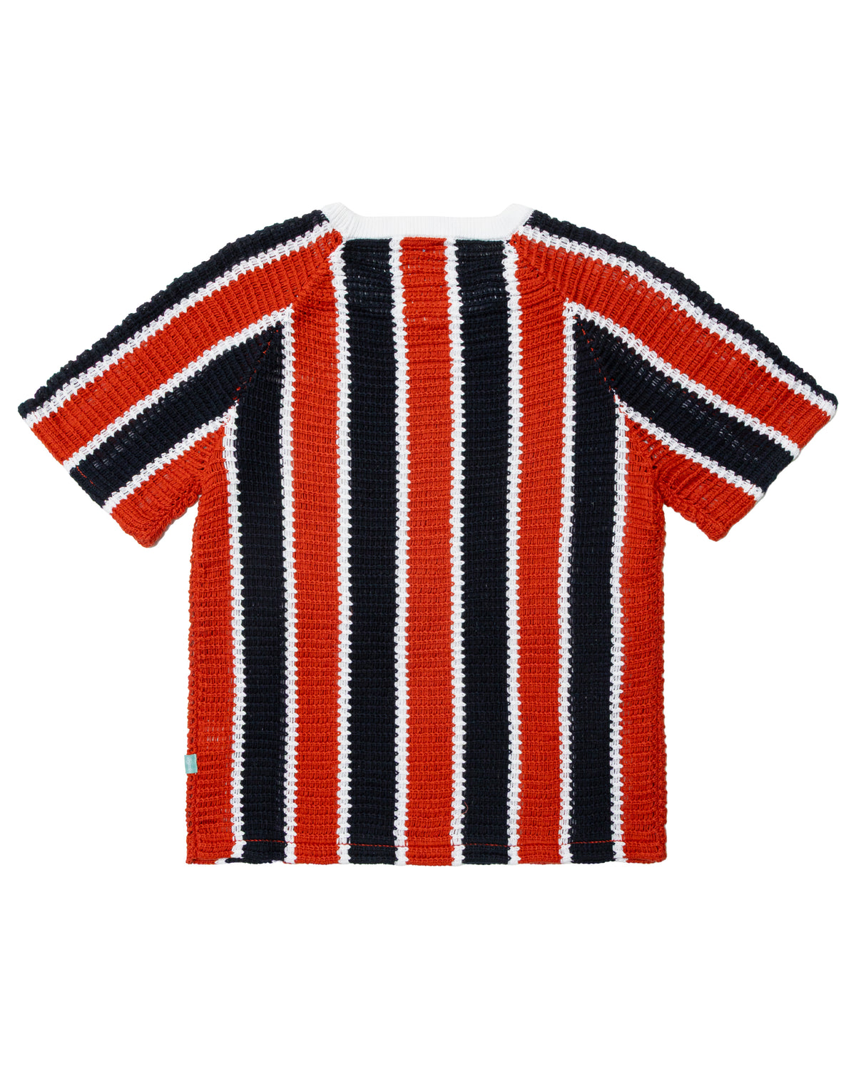 Striped Script Knit T-Shirt