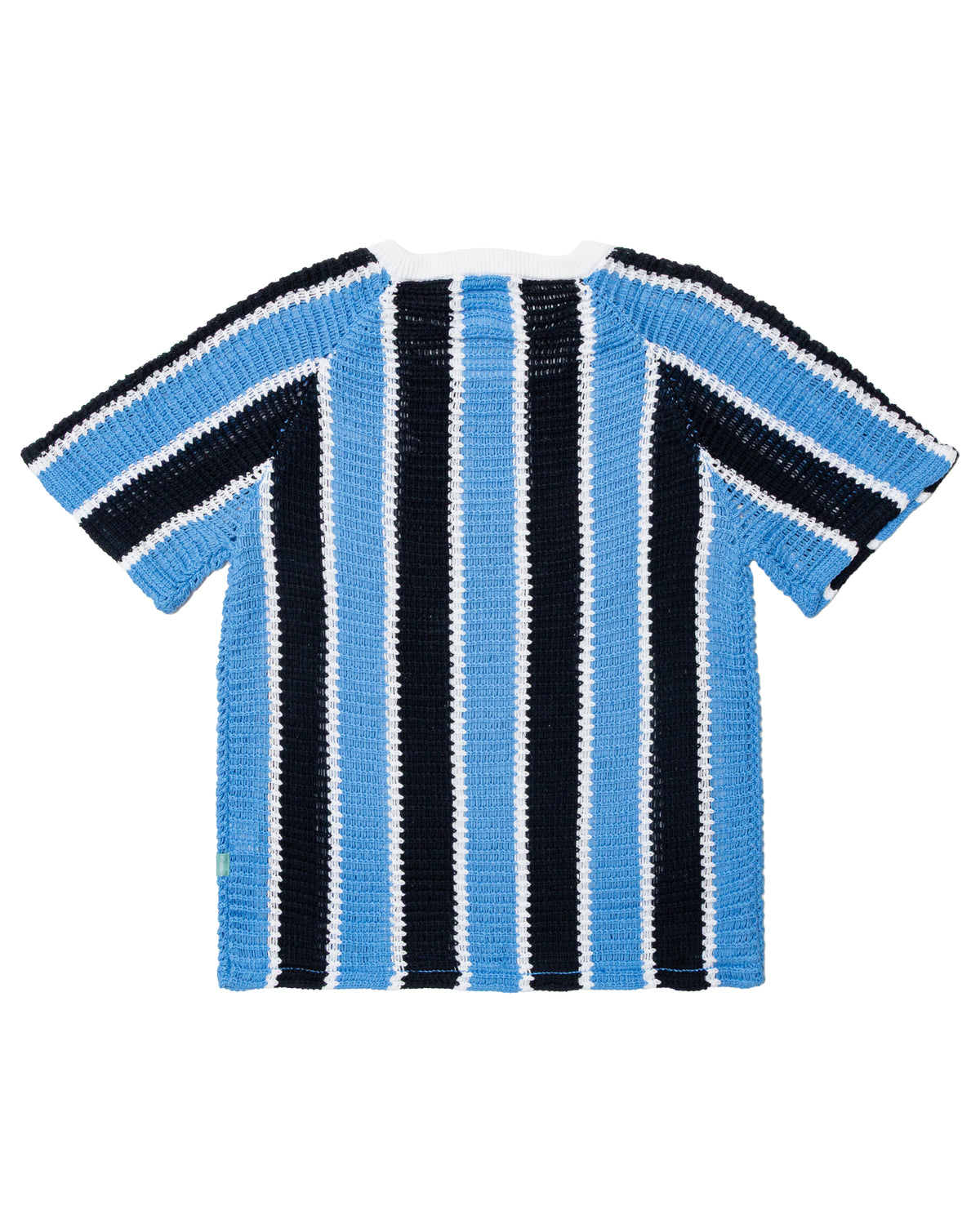 Striped Script Knit T-Shirt